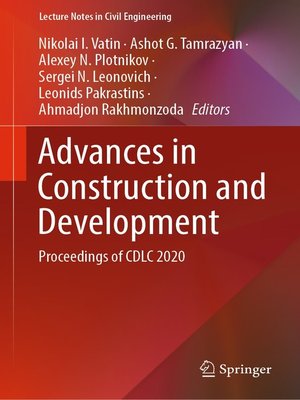 cover image of Advances in Construction and Development